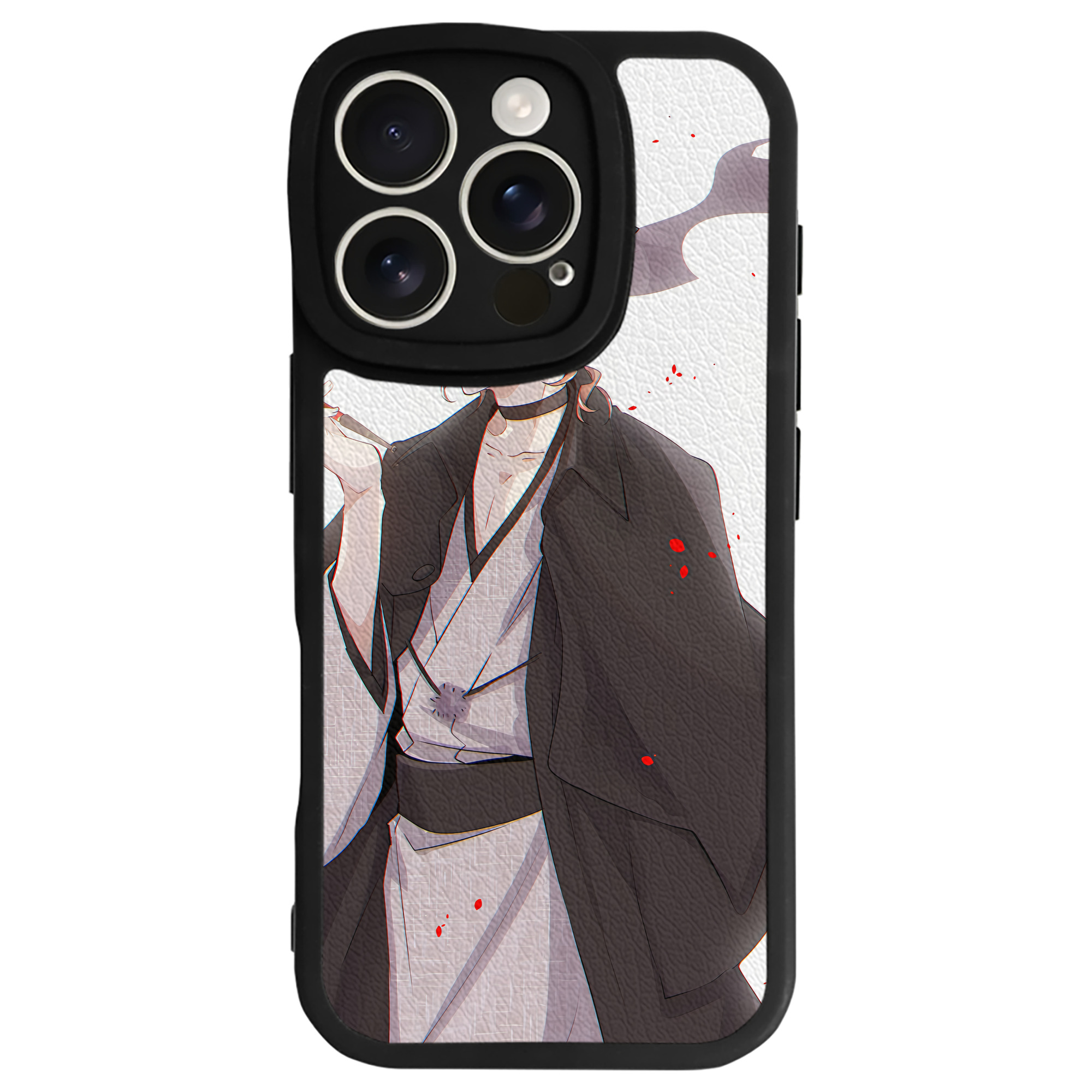 （画像用） 文豪ストレイドッグス Bungo Stray Dogs 【iPhone 16シリーズ対応】シリコンスマホケース（レザー調） 材質：シリコン